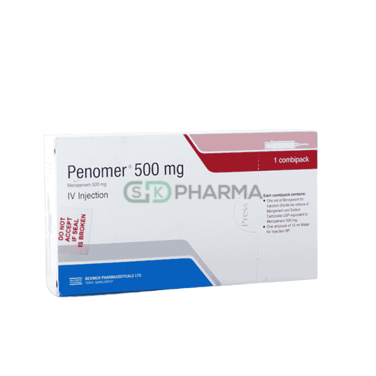 Penomer Injection 500 mg/vial (Meropenem Trihydrate)