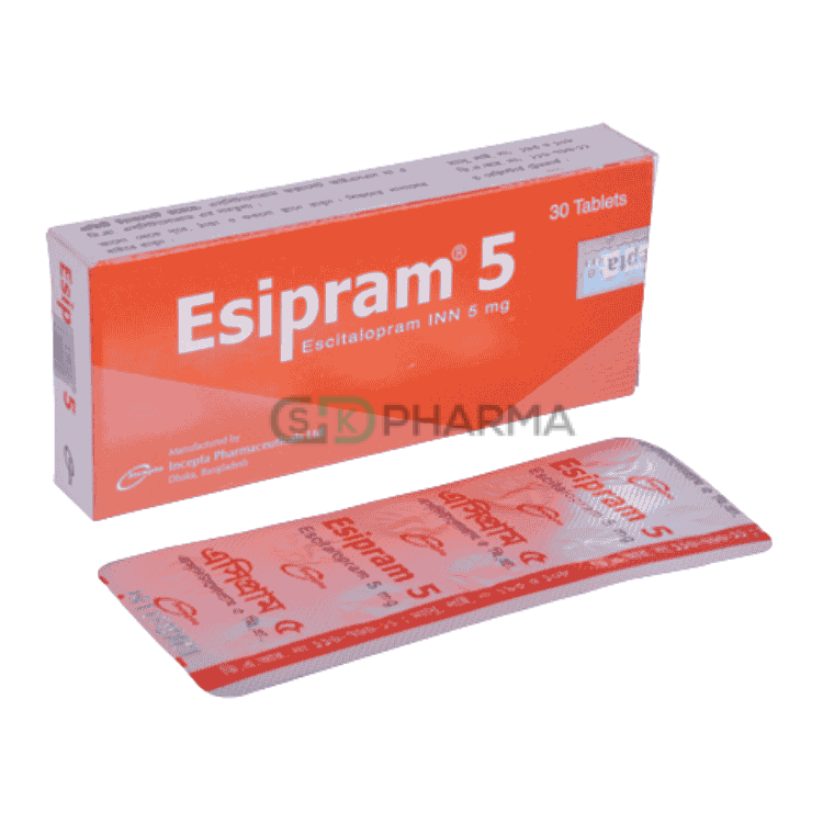 Esipram Tablet 5 mg (Escitalopram Oxalate)