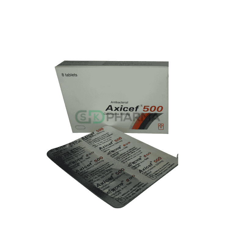 Axicef Tablet 500 mg (Cefuroxime Axetil)