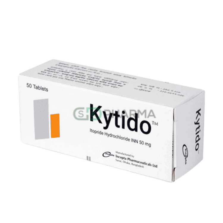 Kytido Tablet 50 mg Itopride (Hydrochloride)