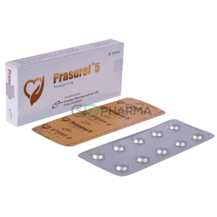 Prasurel Tablet 5 mg (Prasugrel Hydrochloride)