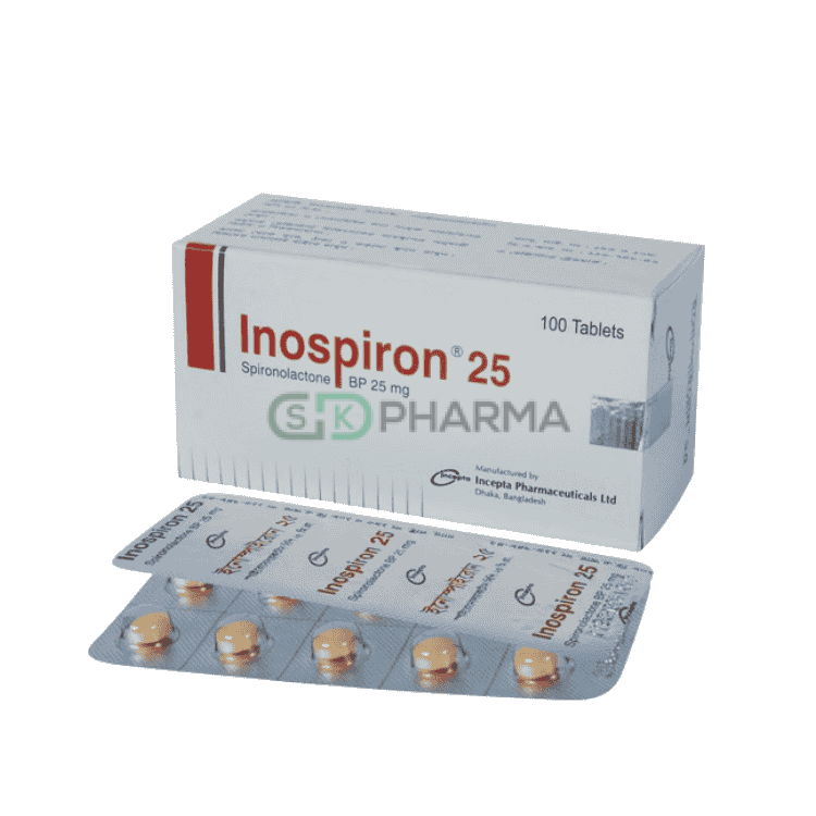 Inospiron Tablet 25 mg (Spironolactone)