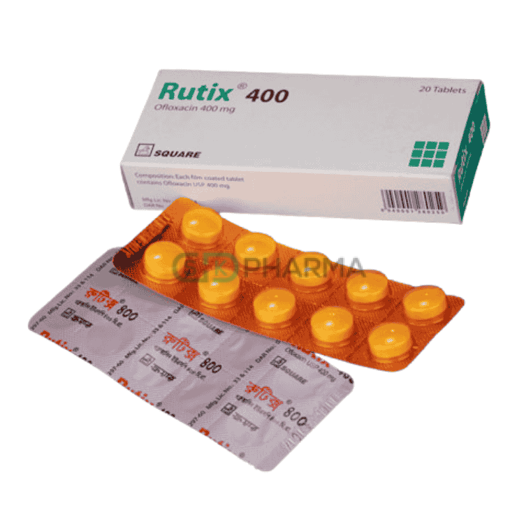 Rutix Tablet 400 mg (Ofloxacin)