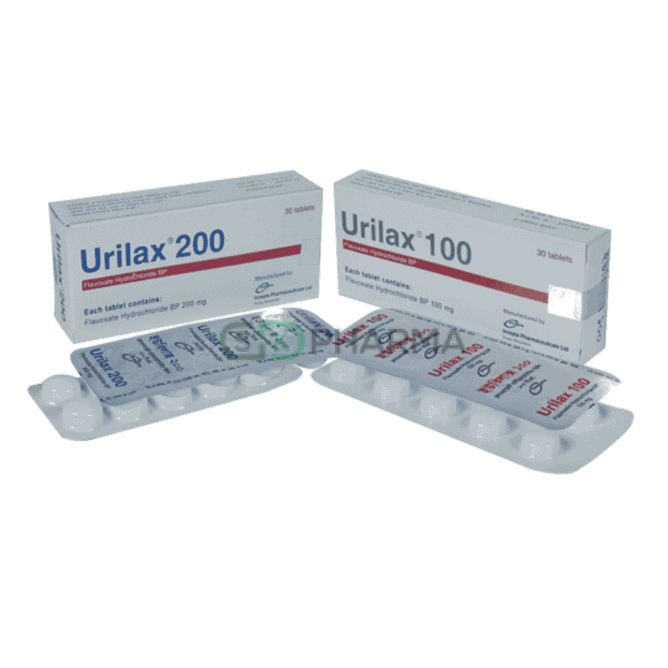 Urilax Tablet 100 mg (Flavoxate Hydrochloride)