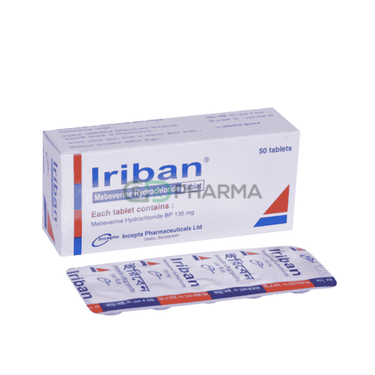 Iriban Tablet 135 mg (Mebeverine Hydrochloride)