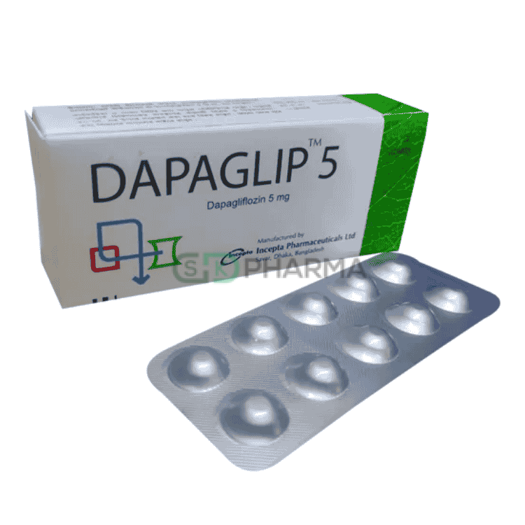 Dapaglip Tablet 5 mg (Dapagliflozin Propanediol)