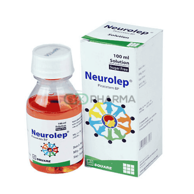 Neurolep Syrup 500 mg/5 ml (Piracetam)