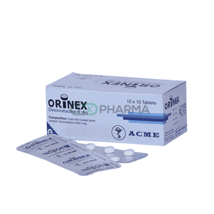 Orinex Tablet 5 mg (Desloratadine)