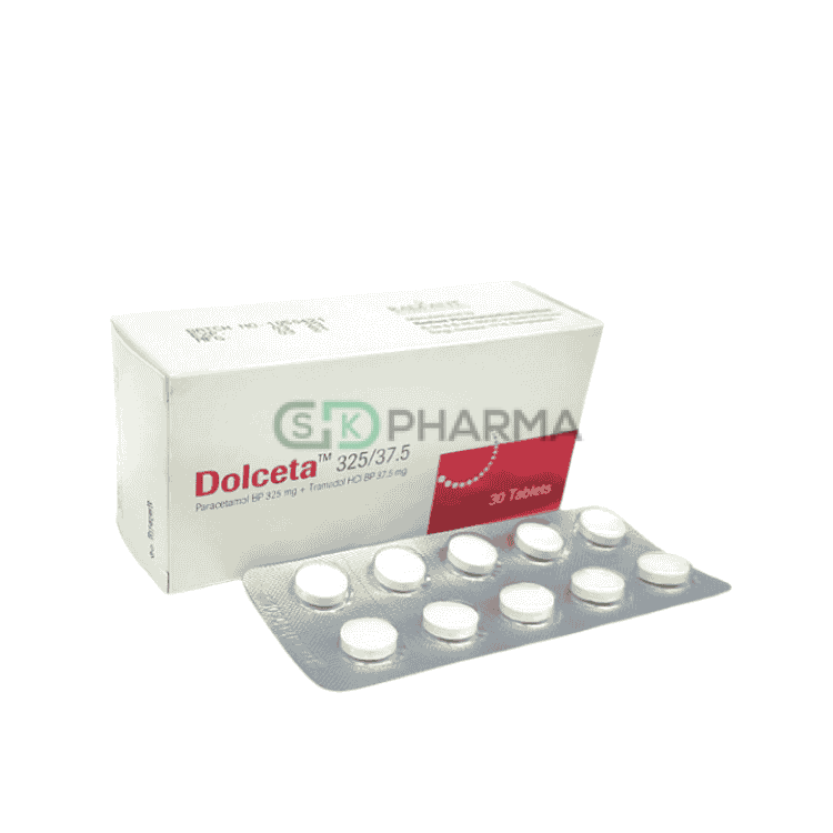 Dolceta Tablet 325 mg+37.5 mg (Paracetamol + Tramadol Hydrochloride)