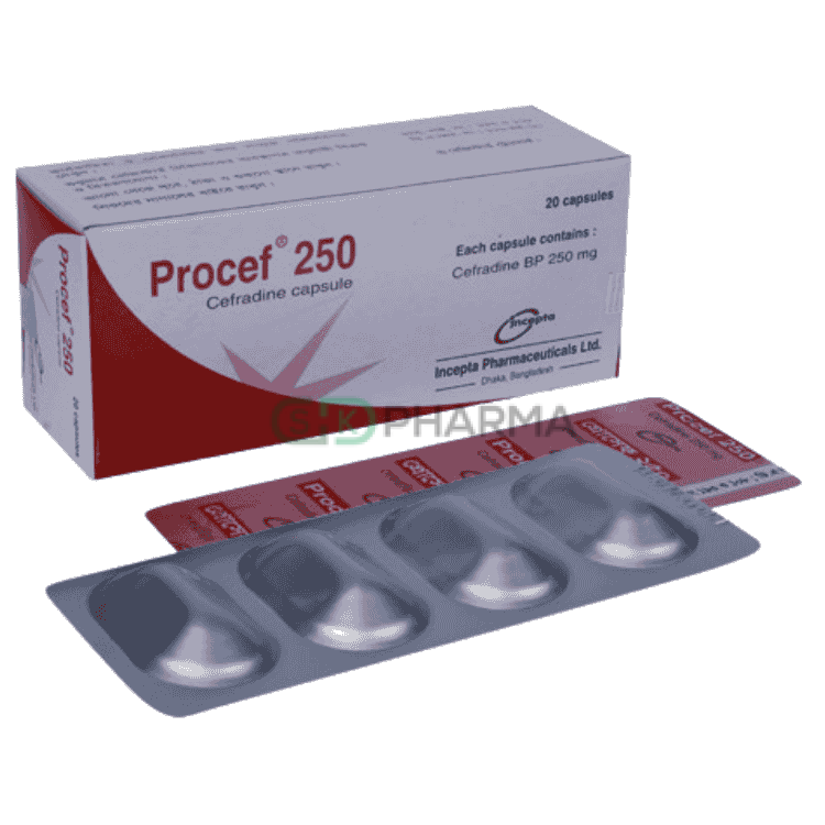 Procef Capsule 250 mg (Cephradine)