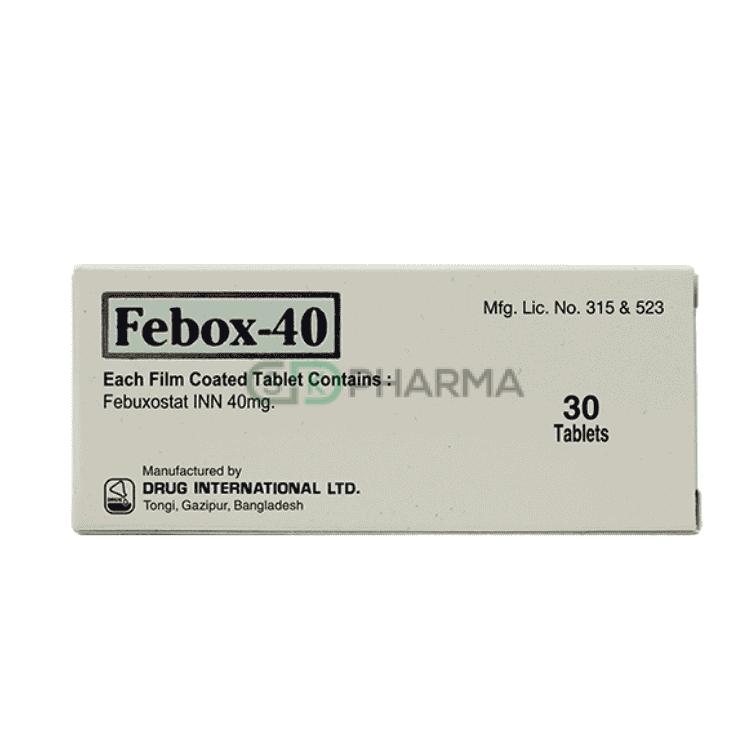 Febox Tablet 40 mg (Febuxostat)
