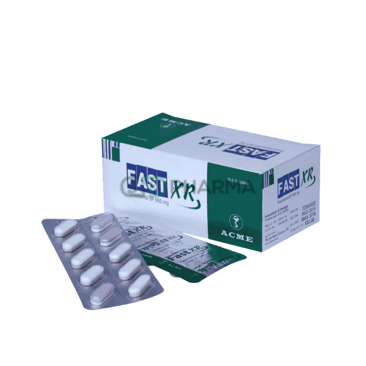 Fast XR Tablet 665 mg (Paracetamol)