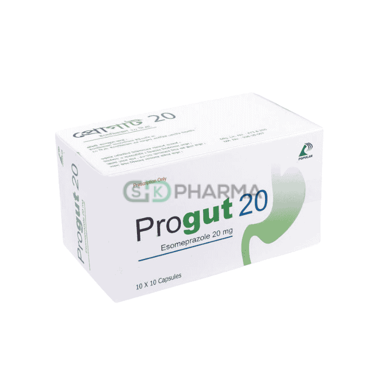 Progut Capsule 20 mg (Esomeprazole)