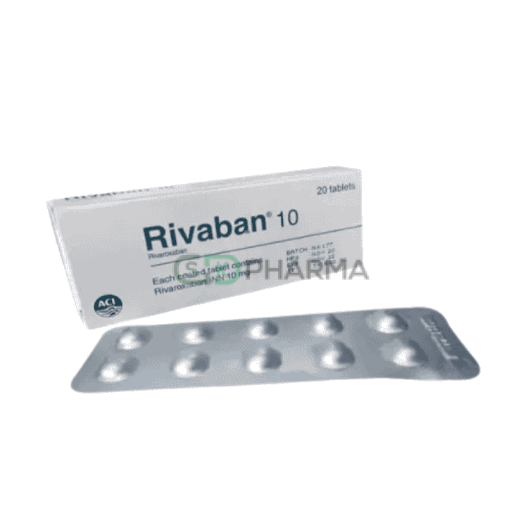 Rivaban Tablet 10 mg (Rivaroxaban)