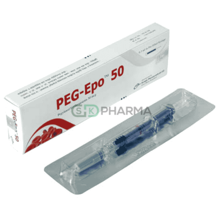 PEG-Epo IV/SC Injection 50 mcg/0.3 ml (Pegylated Erythropoietin)