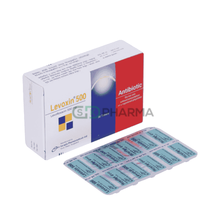 Levoxin Tablet 500 mg (Levofloxacin Hemihydrate)