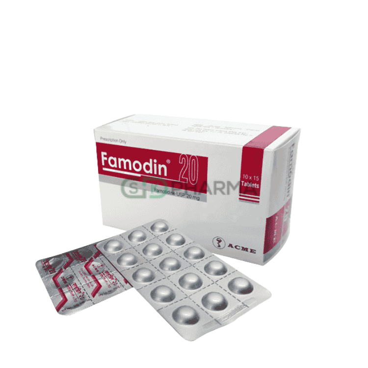 Famodin Tablet 20 mg (Famotidine)