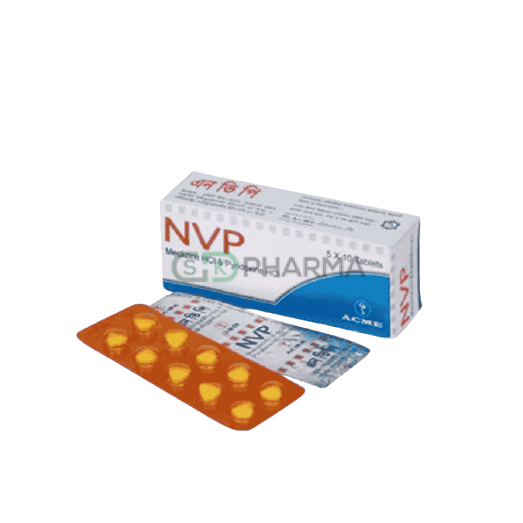 NVP Tablet 25 mg+50 mg (Meclizine + Pyridoxine)