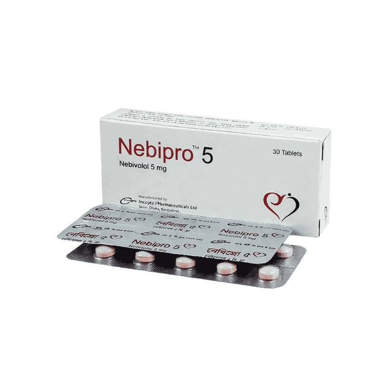 Nebipro Tablet 5 mg (Nebivolol Hydrochloride)