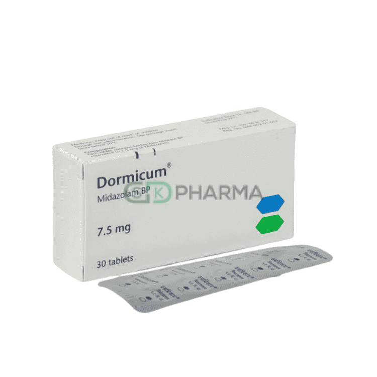 Dormicum Tablet 7.5 mg (Midazolam)