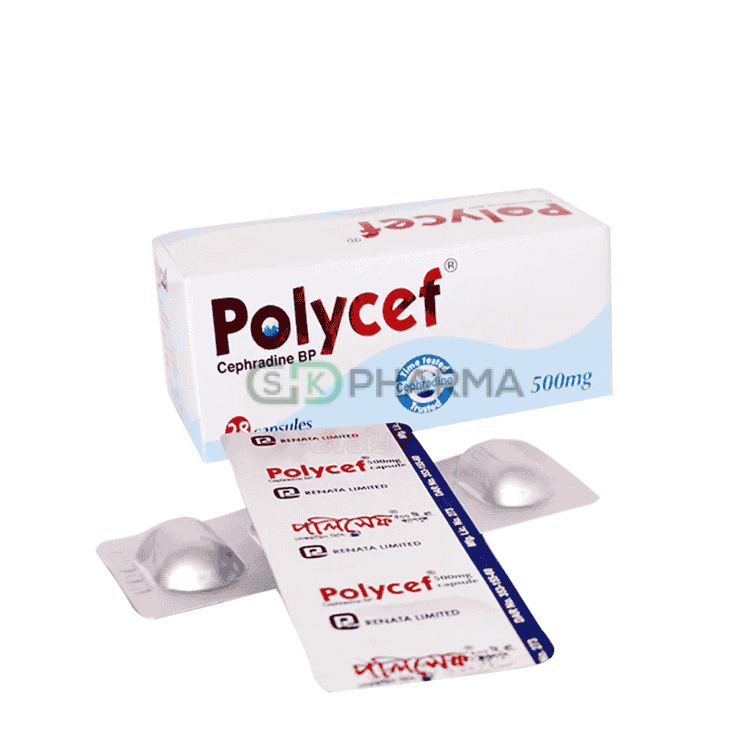 Polycef Capsule 500 mg (Cephradine)