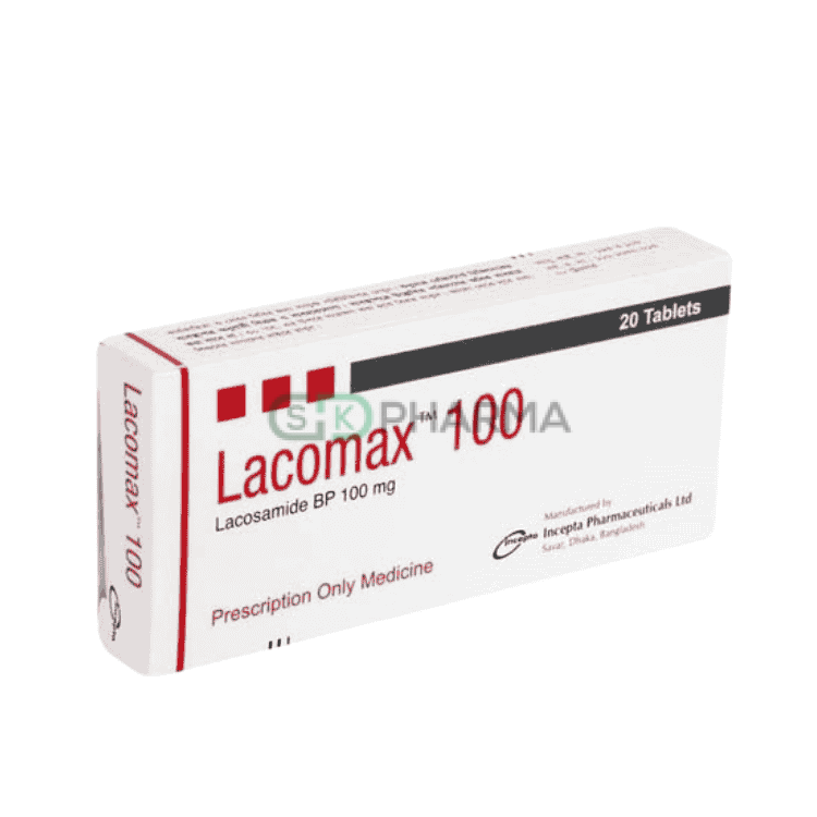 Lacomax Tablet 100 mg (Lacosamide)