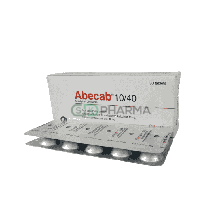 Abecab Tablet 10 mg+40 mg (Amlodipine Besilate + Olmesartan Medoxomil)