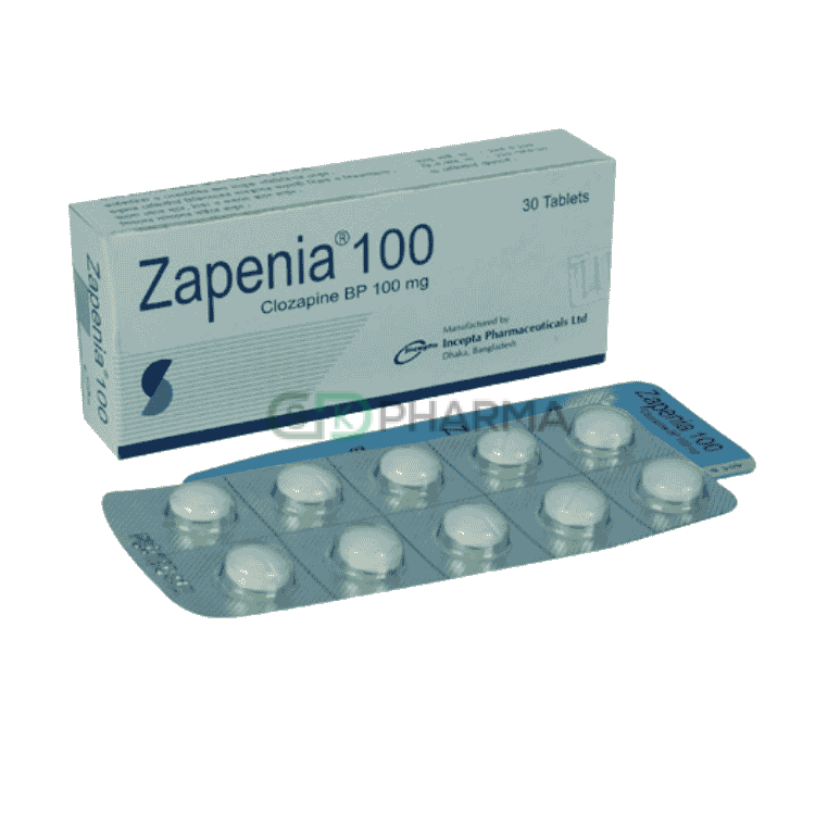 Zapenia Tablet 100 mg (Clozapine)