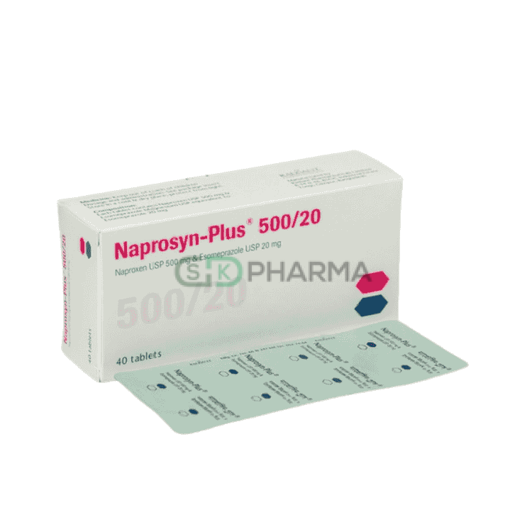 Naprosyn Plus Tablet 500 mg+20 mg (Naproxen Sodium + Esomeprazole Magnesium)