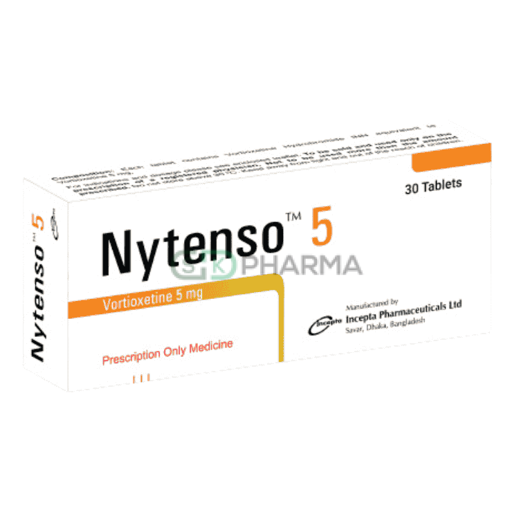 Nytenso Tablet 5 mg (Vortioxetine Hydrobromide)