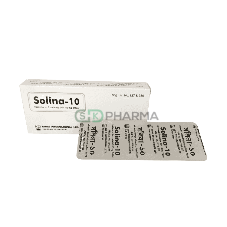 Solina Tablet 10 mg (Solifenacin Succinate)