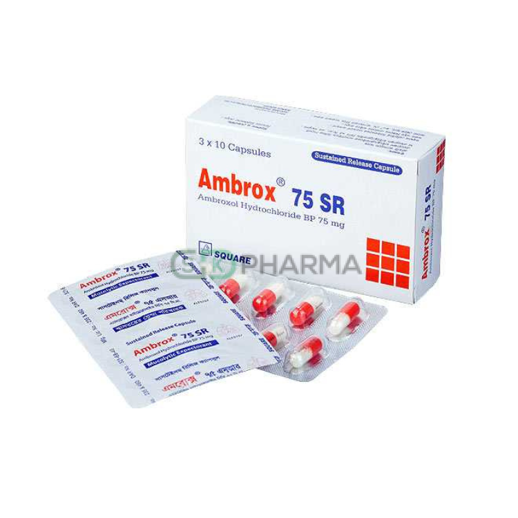 Ambrox SR Capsule 75 mg (Ambroxol Hydrochloride)