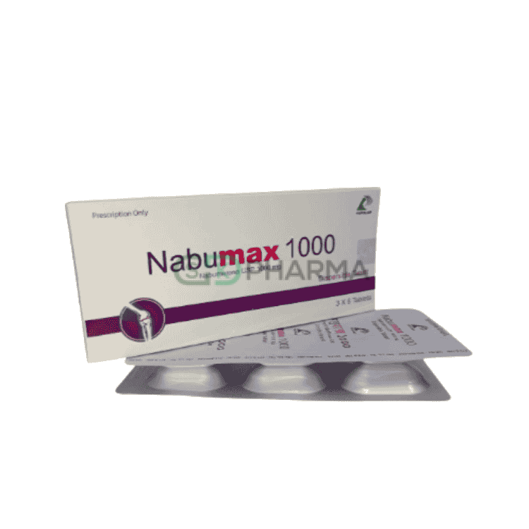 Nabumax Tablet 1000 mg (Nabumetone)