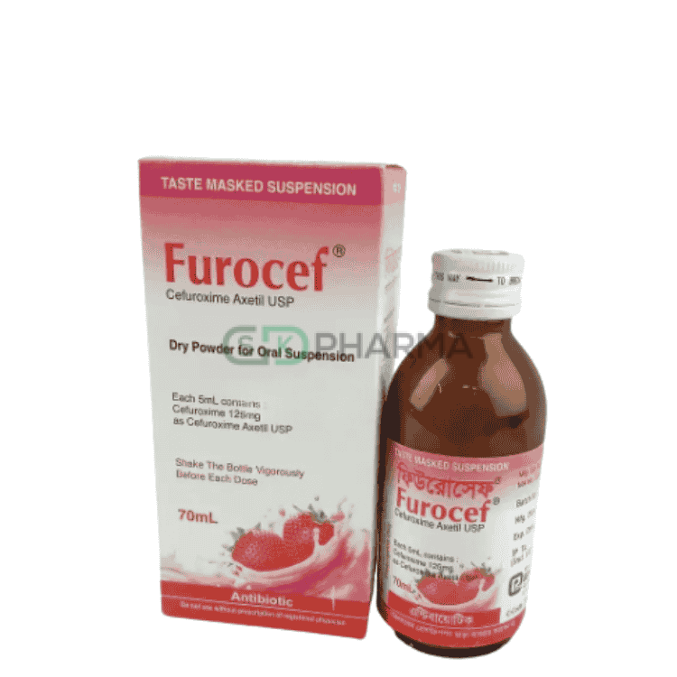 Furocef Suspension 125 mg/5 ml (Cefuroxime Axetil)