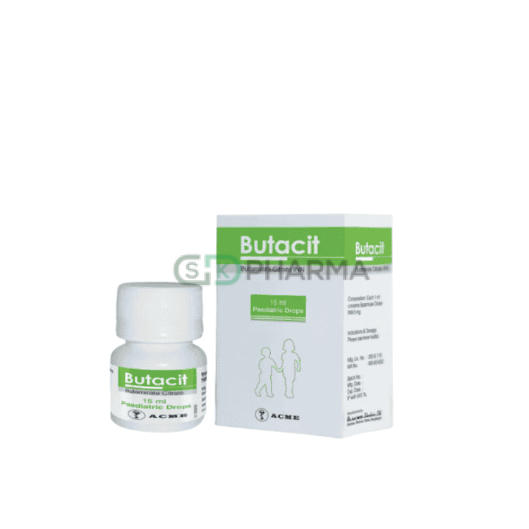 Butacit Pediatric Drop 5 mg/ml (Butamirate Citrate)