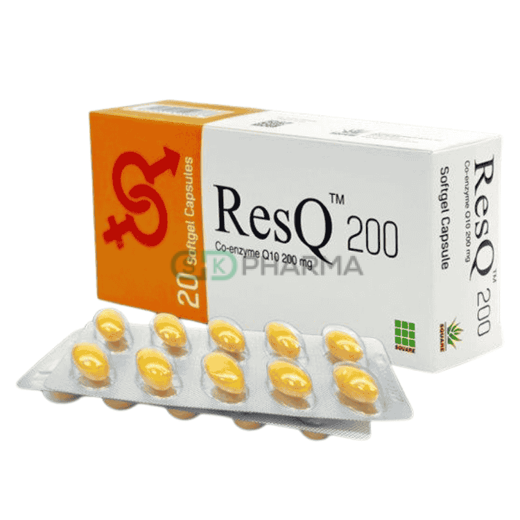 ResQ Capsule 200 mg (Coenzyme Q10 [Ubidecarenone])