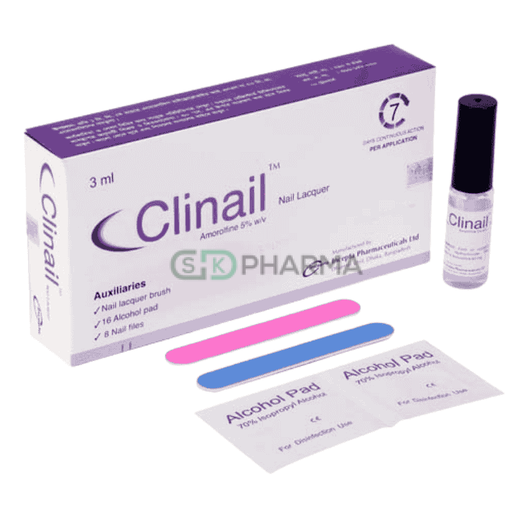 Clinail Nail Lacquer 5% w/v (Amorolfine Hydrochloride (Nail Lacquer))