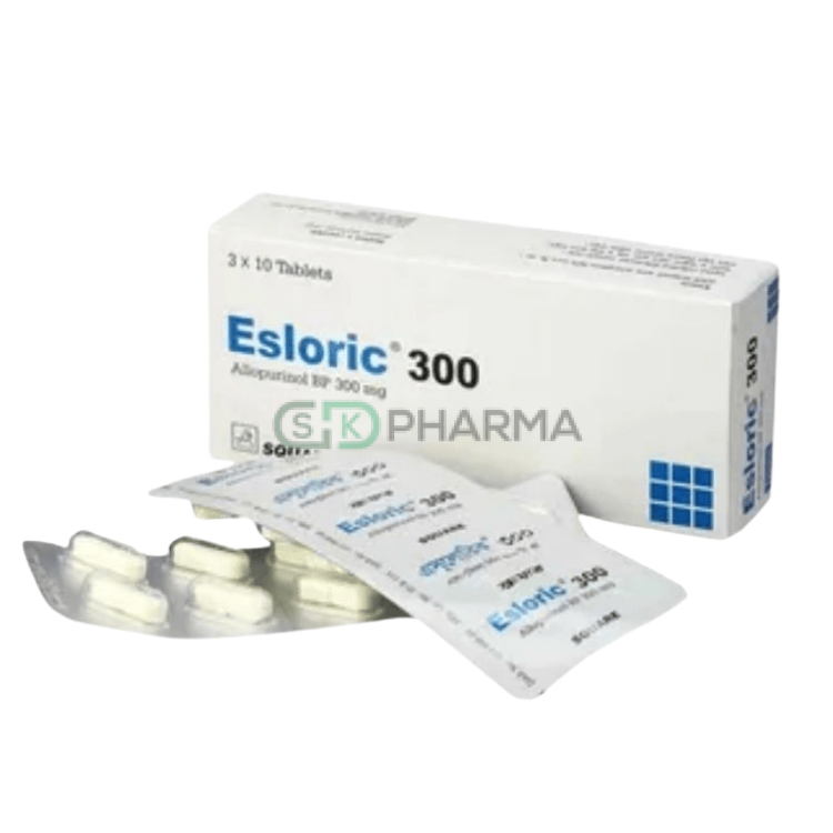 Esloric Tablet 300 mg (Allopurinol)