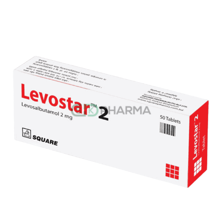 Levostar Tablet 2 mg (Levosalbutamol (Oral))