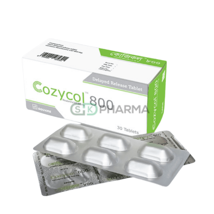 Cozycol Tablet 800 mg (Mesalazine [5-aminosalicylic acid])