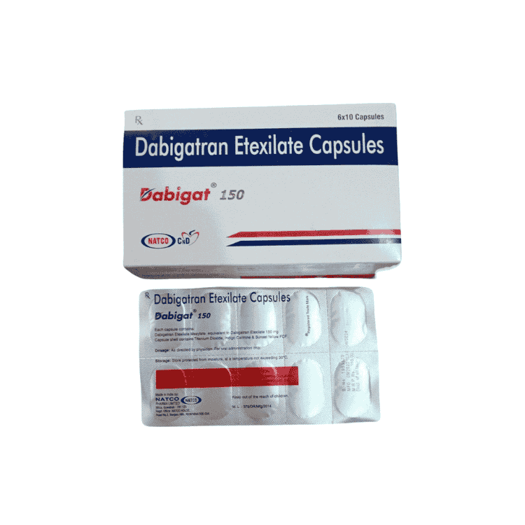 Dabigat Capsule 150 mg (Dabigatran Etexilate Mesylate)