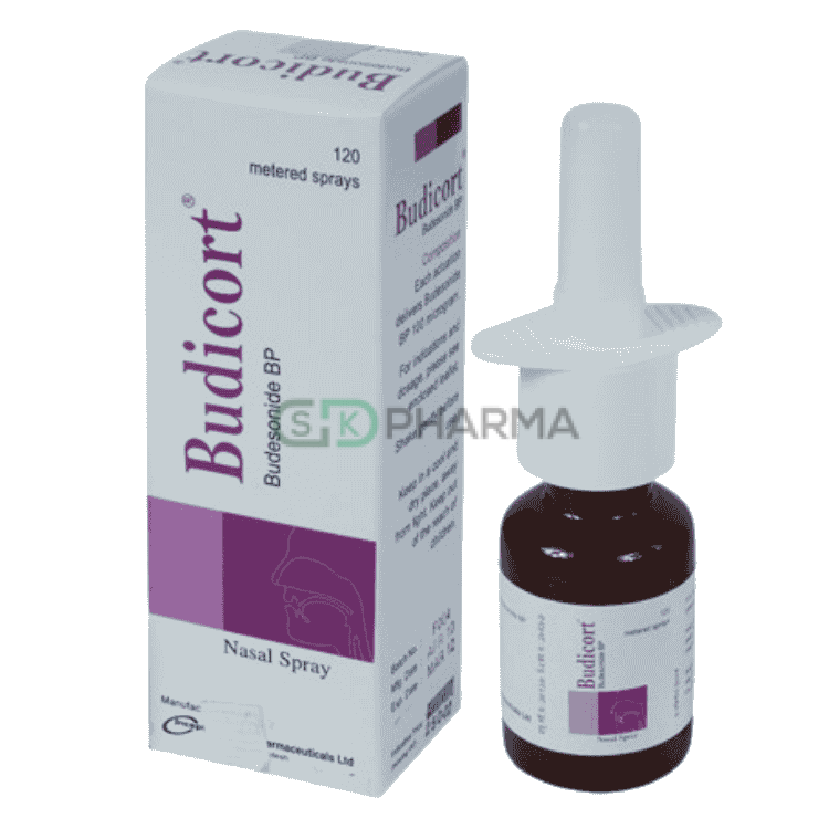 Budicort Nasal Spray 100 mcg/spray (Budesonide (Nasal Spray))