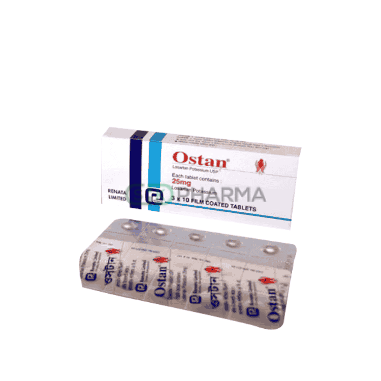 Ostan Tablet 25 mg (Losartan Potassium)