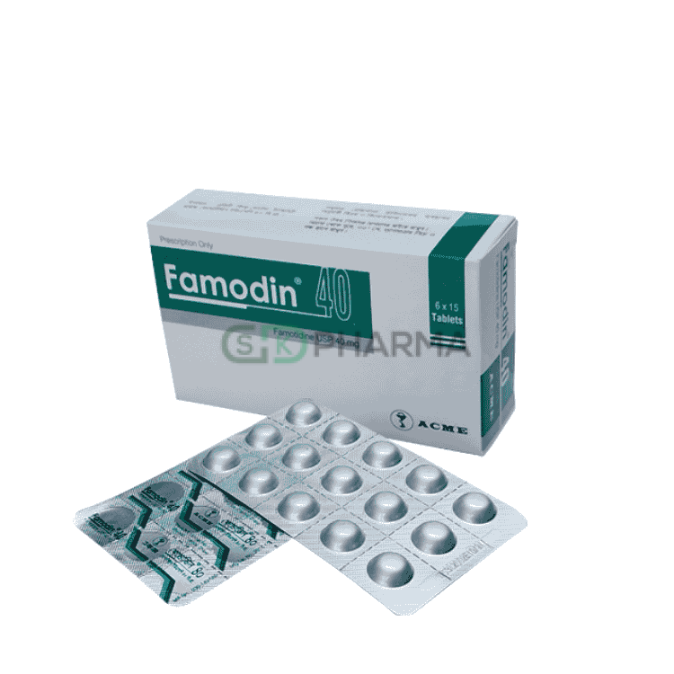 Famodin Tablet 40 mg (Famotidine)