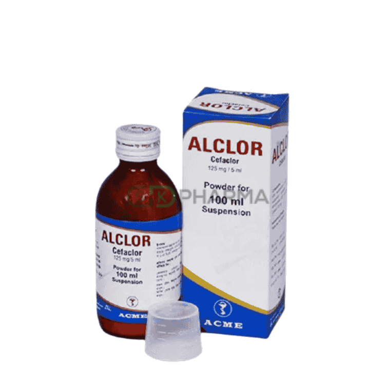 Alclor Suspension 125 mg/5 ml (Cefaclor Monohydrate)