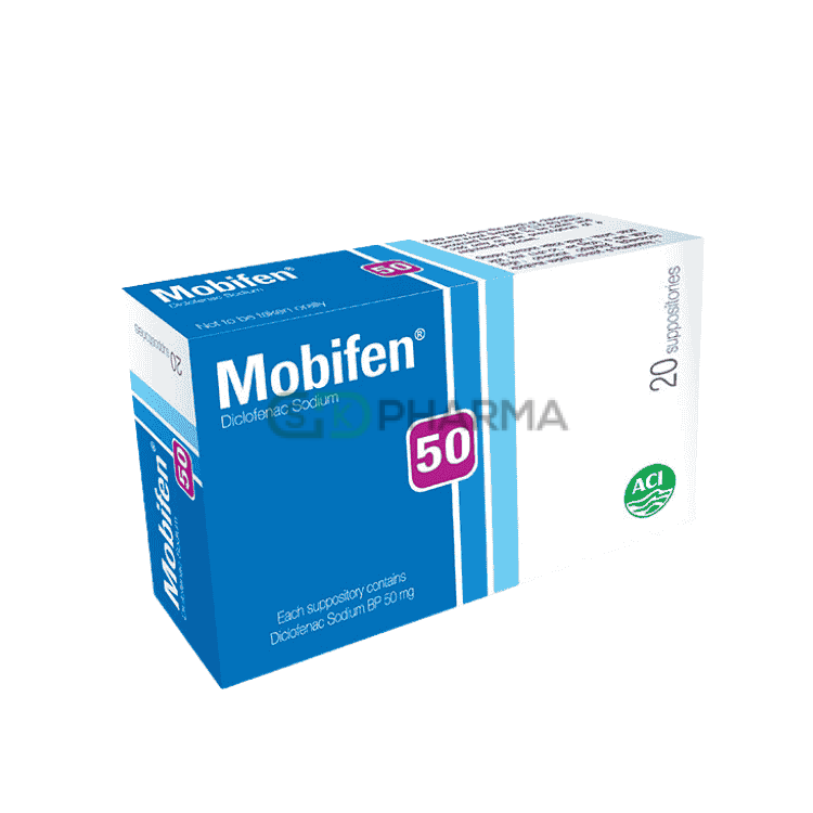 Mobifen Suppository 50 mg (Diclofenac Sodium)