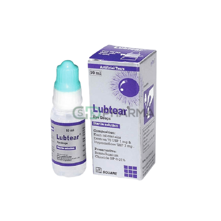 Lubtear Eye Drop 0.1%+0.3% (Dextran + Hypromellose)