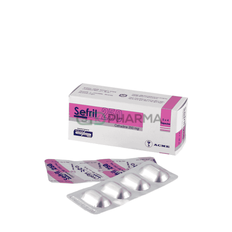 Sefril Capsule 250 mg (Cephradine)