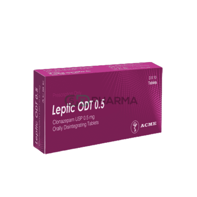 Leptic ODT Tablet 0.5 mg (Clonazepam)