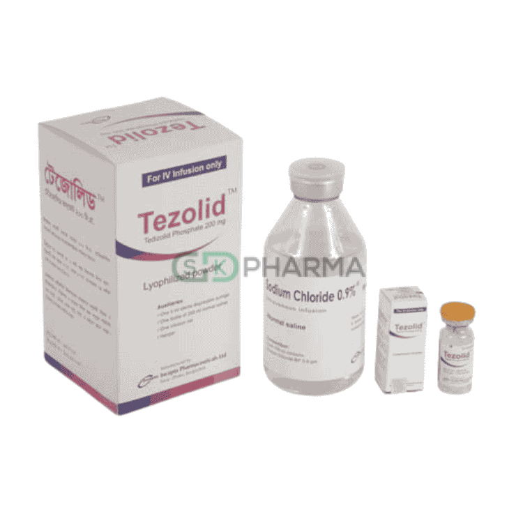 Tezolid Injection 200 mg/vial (Tedizolid Phosphate)